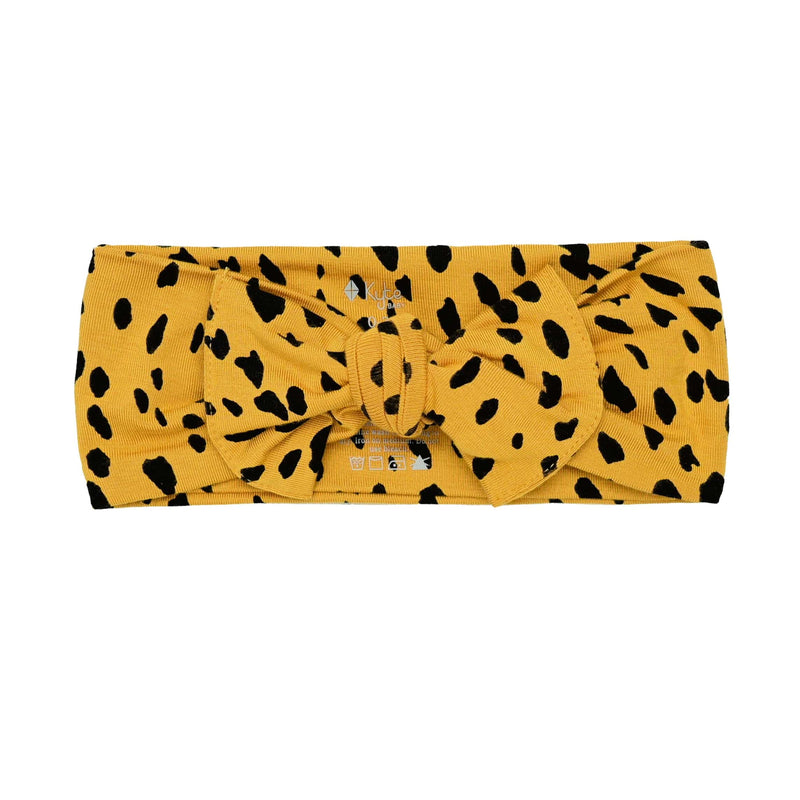 Kyte BABY Bows in Marigold Cheetah