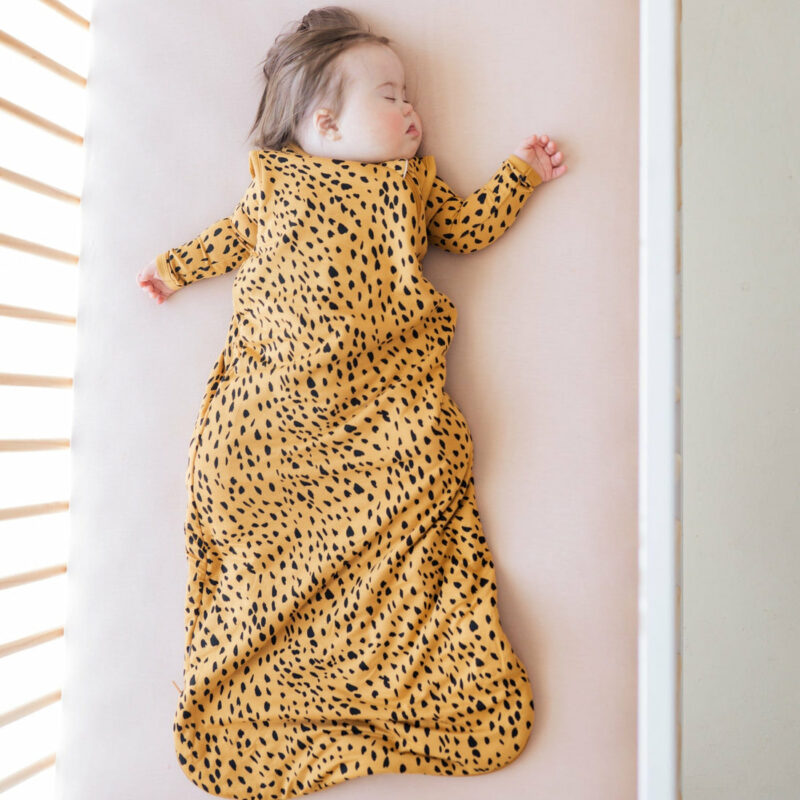 Sleep Bag in Marigold Cheetah 1.0 TOG from Kyte BABY