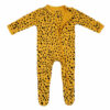 Zippered Footie in Marigold Cheetah from Kyte BABY