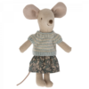 Maileg Knitted Sweater and Skirt for Big Sister Mouse