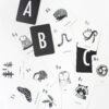 Woodland Alphabet Cards made by Wee Gallery