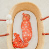Elmo Knit Swaddle Blanket made by Copper Pearl