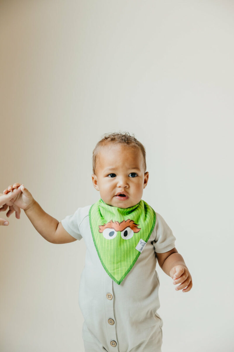 Copper Pearl Elmo Bandana Bib Set 4-Pack Feeding