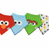 Copper Pearl Elmo Bandana Bib Set 4-Pack