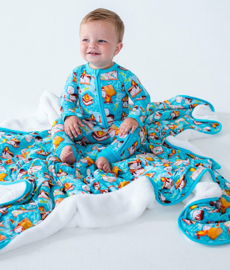 Grayson Bamboo Viscose Plush Toddler Birdie Blanket from Birdie Bean