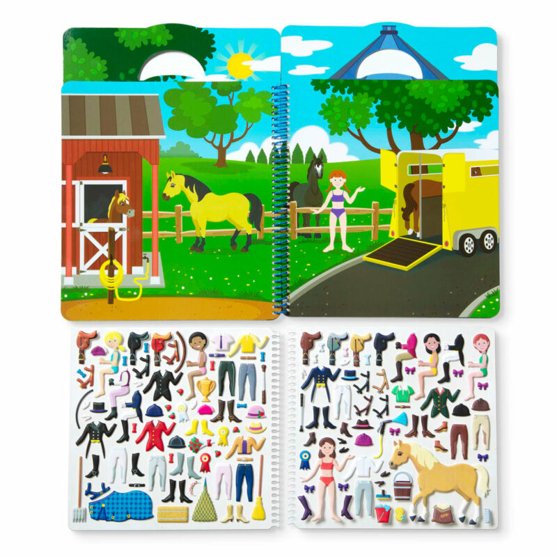 Puffy Sticker Activity Book - Riding Club made by Melissa & Doug