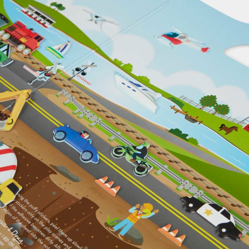 Puffy Sticker Play Set - Vehicles from Melissa & Doug