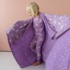 Sienna's Unicorns Triple-Layer Bamboo Viscose Large Cloud Blanket made by Little Sleepies
