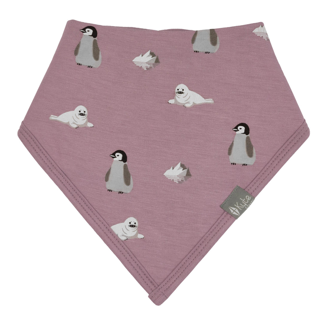 Kyte BABY Bib in Mulberry Antarctic Blossom