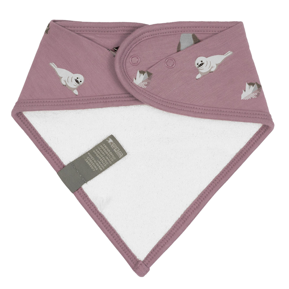 Kyte BABY Bib in Mulberry Antarctic Blossom