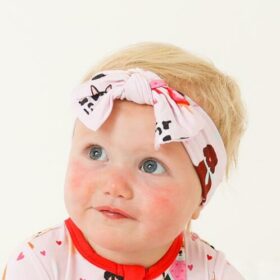 macaron + me LuvPups Bamboo Bow Headband