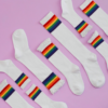Rainbow Stripe Knee High Socks from Little Stocking Co