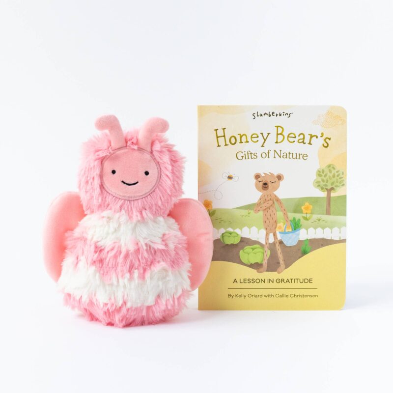 Slumberkins Peony Bee Mini & Honeybear Lesson Book