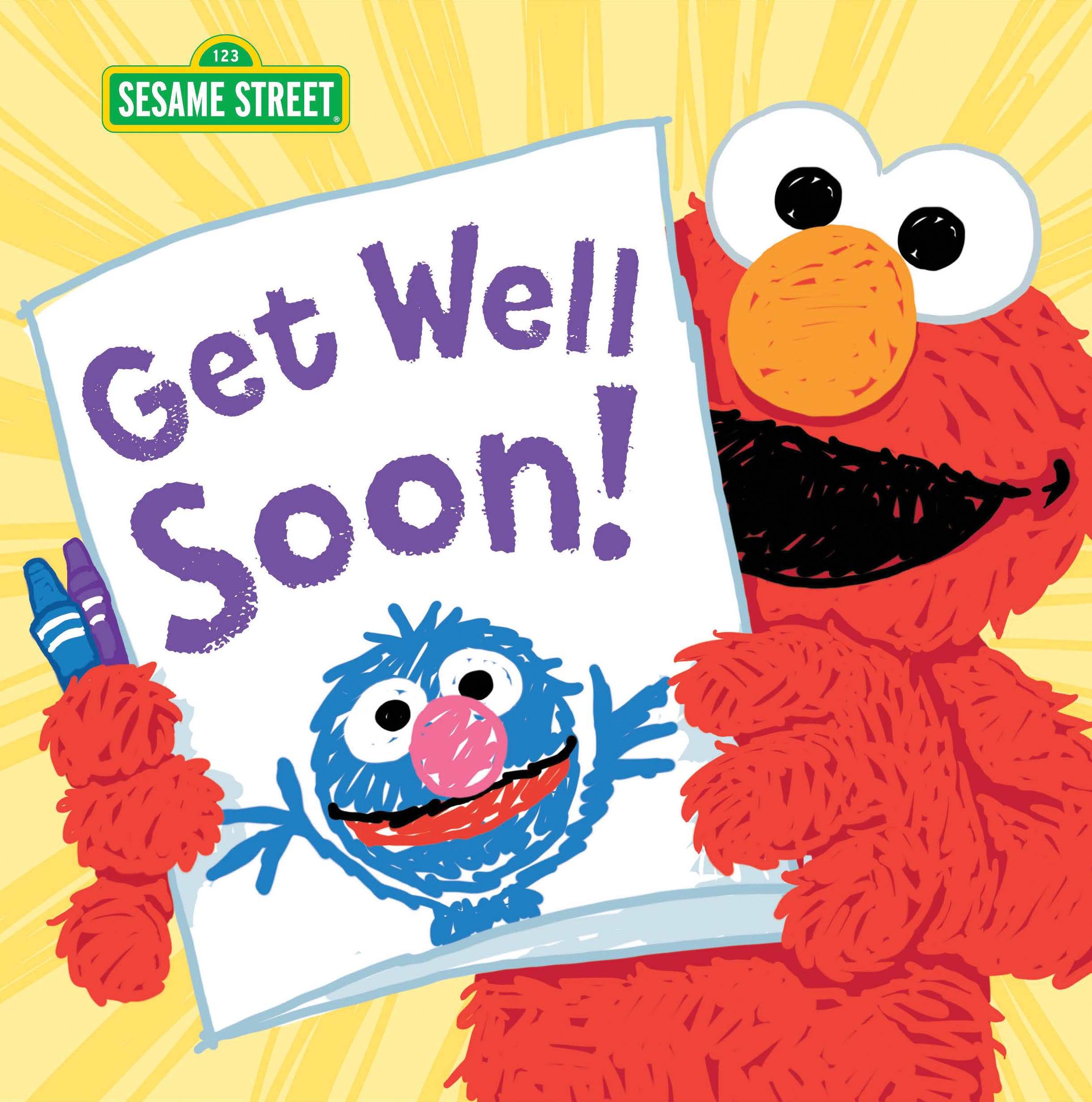 Sourcebooks Get Well Soon A Sesame Street Feel Better Story Hardcover Book