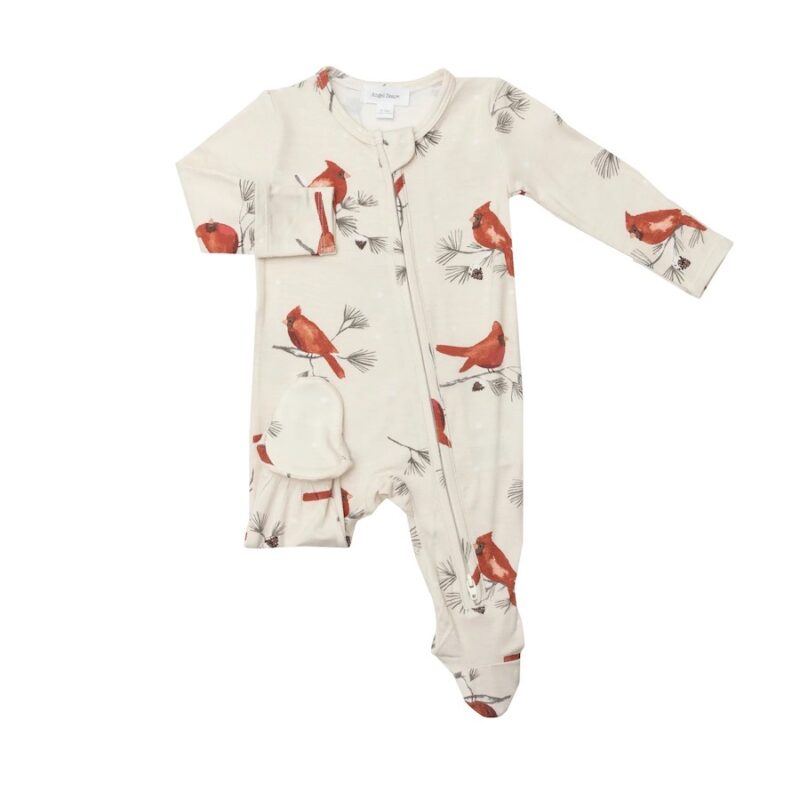 Angel Dear Cardinals Bamboo Viscose Footie