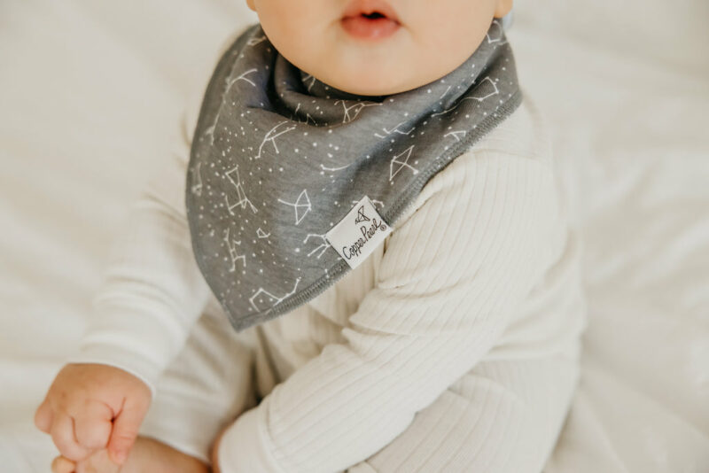 Copper Pearl Viking Bandana Bib Set 4-Pack available at Blossom