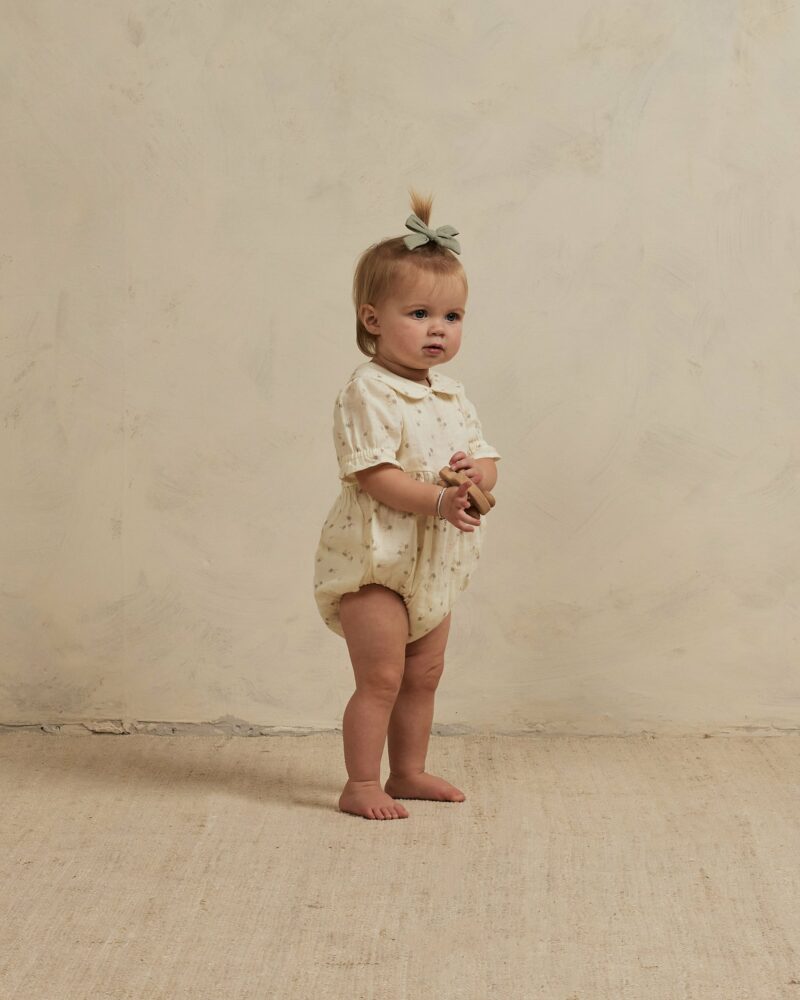 Rylee & Cru Gracie Romper in Blue Daisy