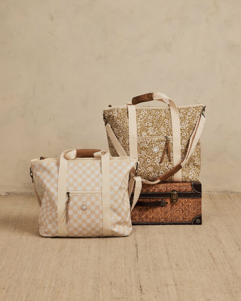 Cooler Tote in Golden Ditsy from Rylee & Cru