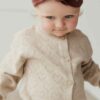 Abigail Knitted Cardigan in Mouse Marle