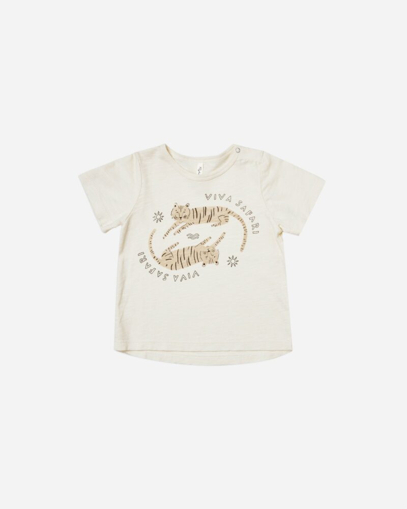 Basic Tee in Viva Safari from Rylee & Cru