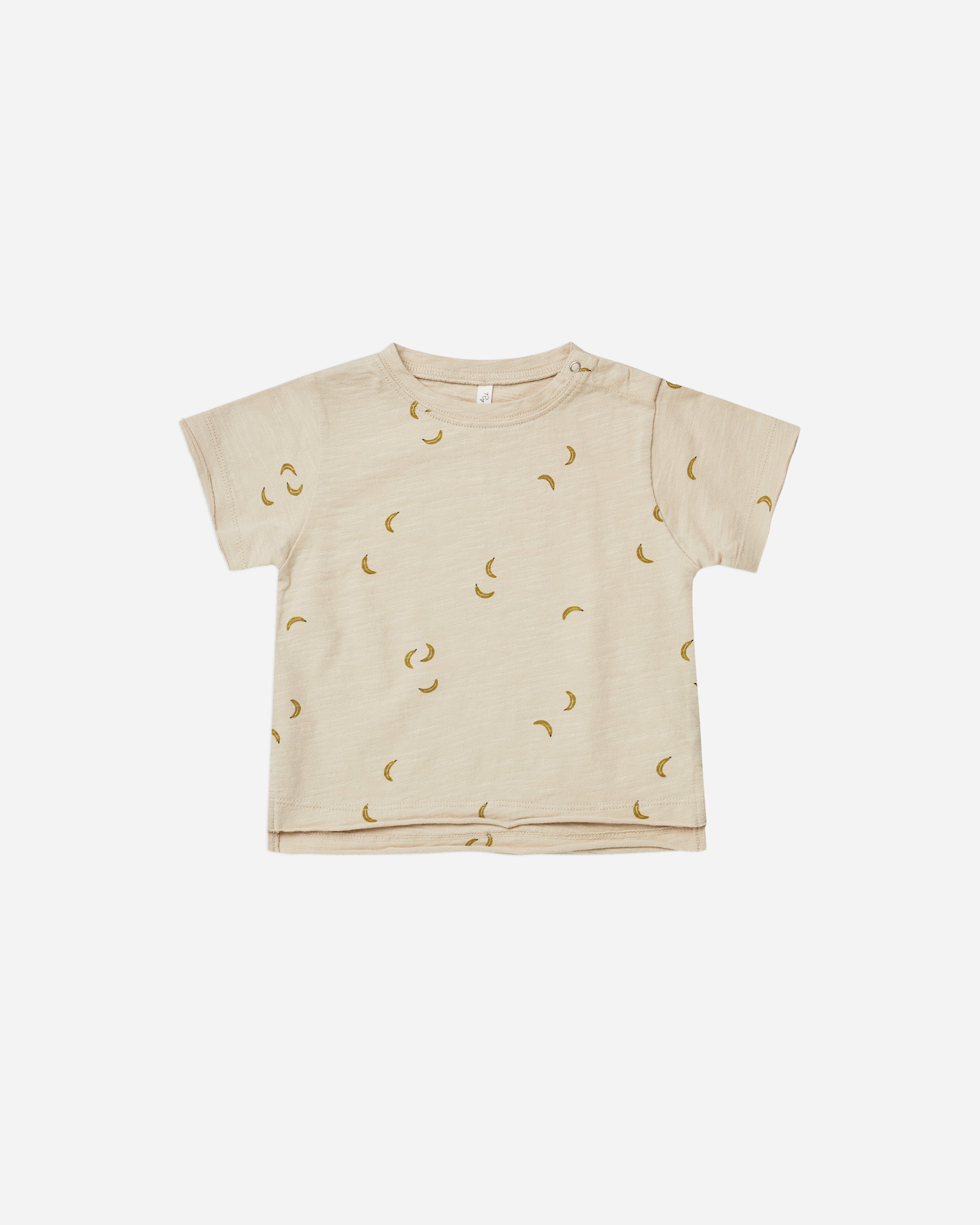 Rylee & Cru Raw Edge Tee in Bananas