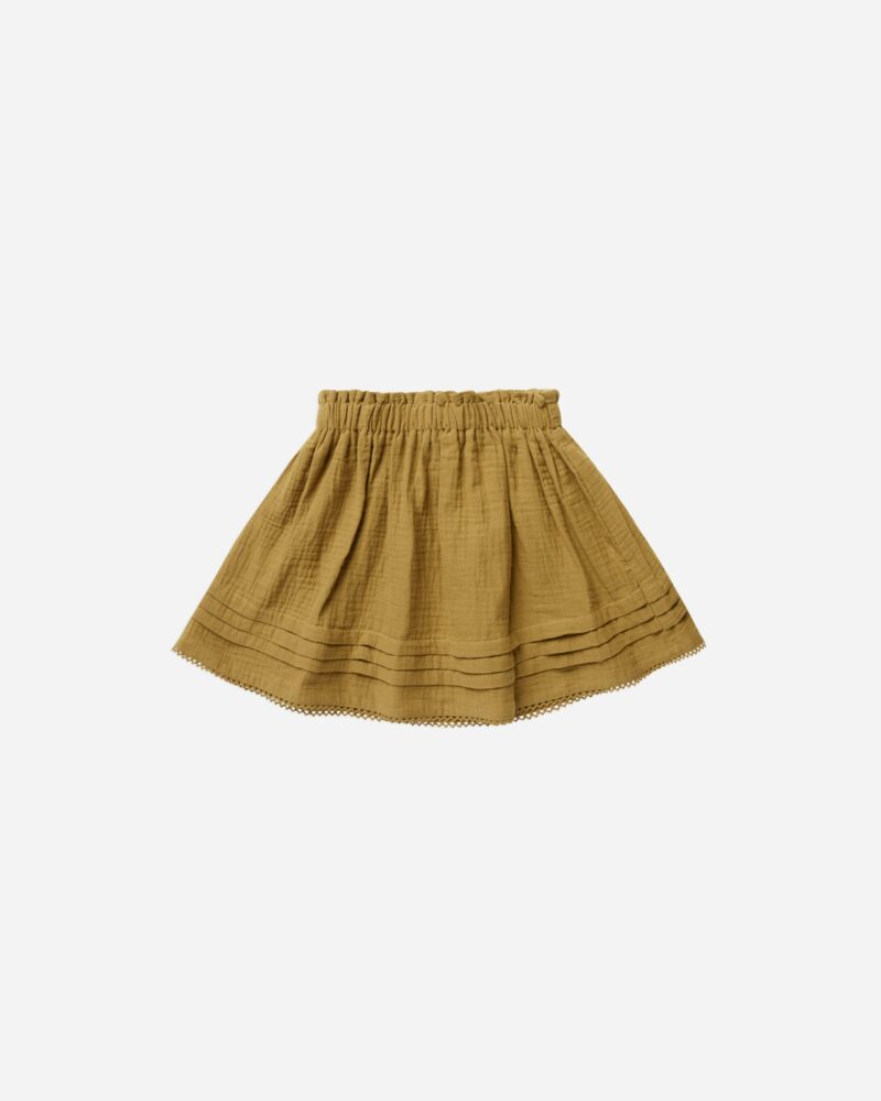 Rylee + Cru Mae Skirt in Ochre – Blossom