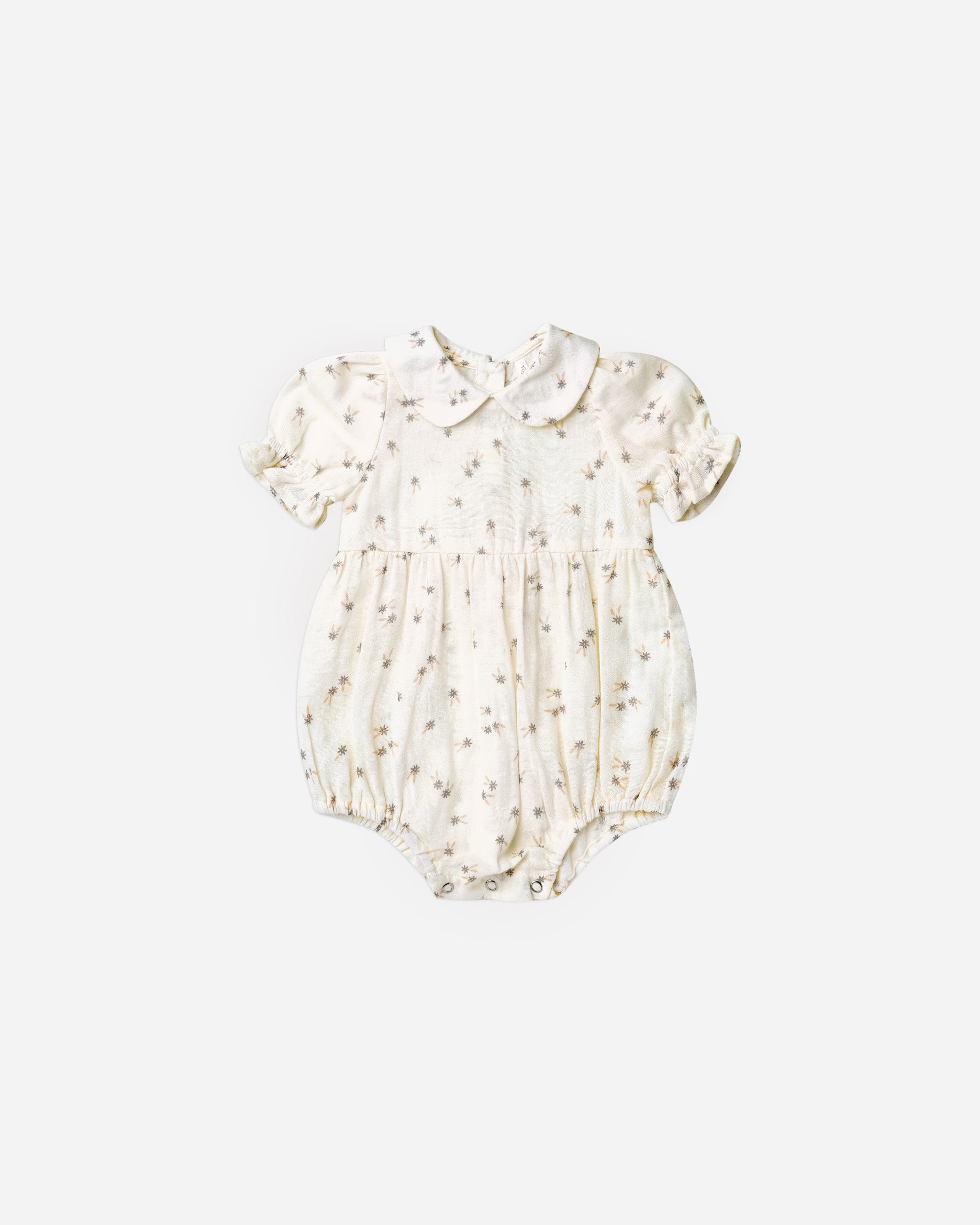 Gracie Romper in Blue Daisy from Rylee & Cru