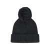 Jamie Kay Simple Rib Beanie in Onyx Marle