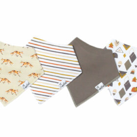 Copper Pearl Swift Bandana Bib Set 4-Pack