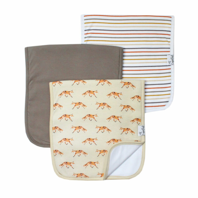 Copper Pearl Swift Burp Cloth Set 3-Pack