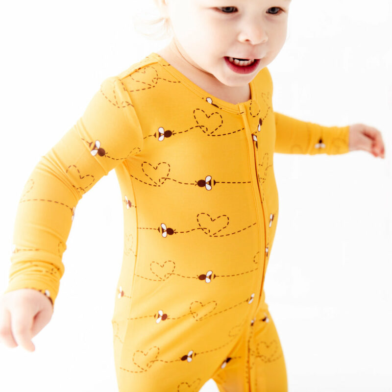 Bumble and Kind Bamboo Viscose Convertible Footie from Dreamiere