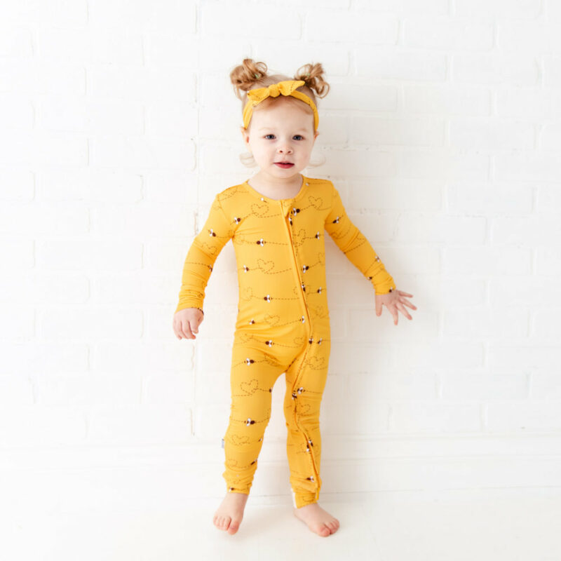 Dreamiere Bumble and Kind Bamboo Viscose Convertible Footie