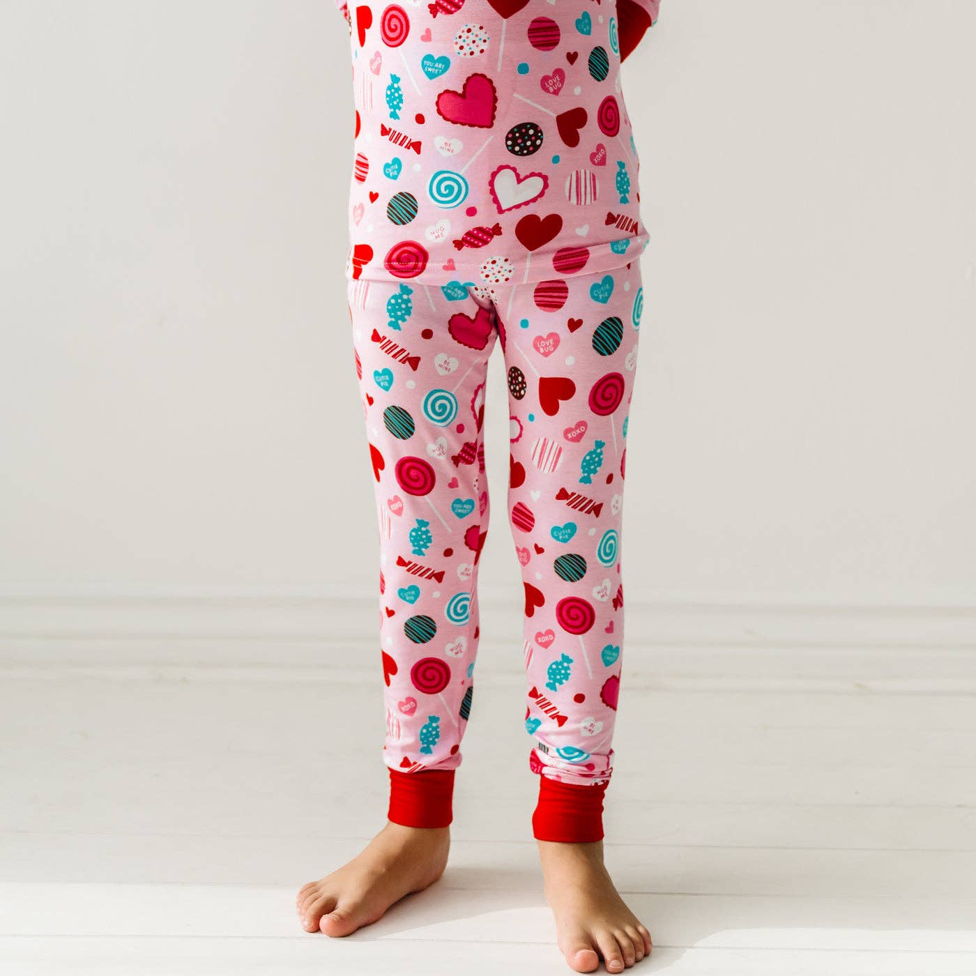 Black XOXO Two-Piece Pajama Set - Little Sleepies