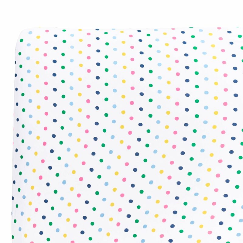Twin Sheet in Spring Polka Dot from Kyte BABY