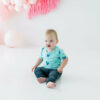 Toddler Tee in Robin Hearts from Kyte BABY