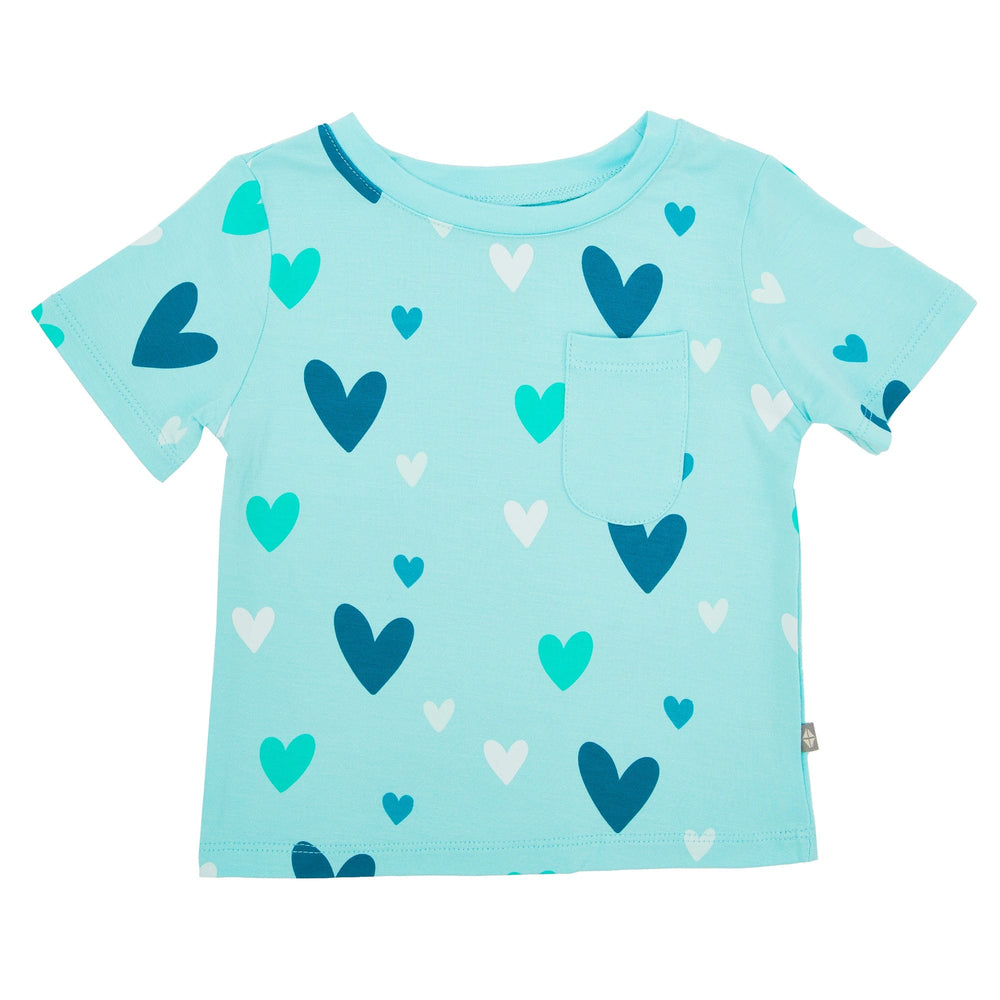 Kyte BABY Toddler Tee in Robin Hearts