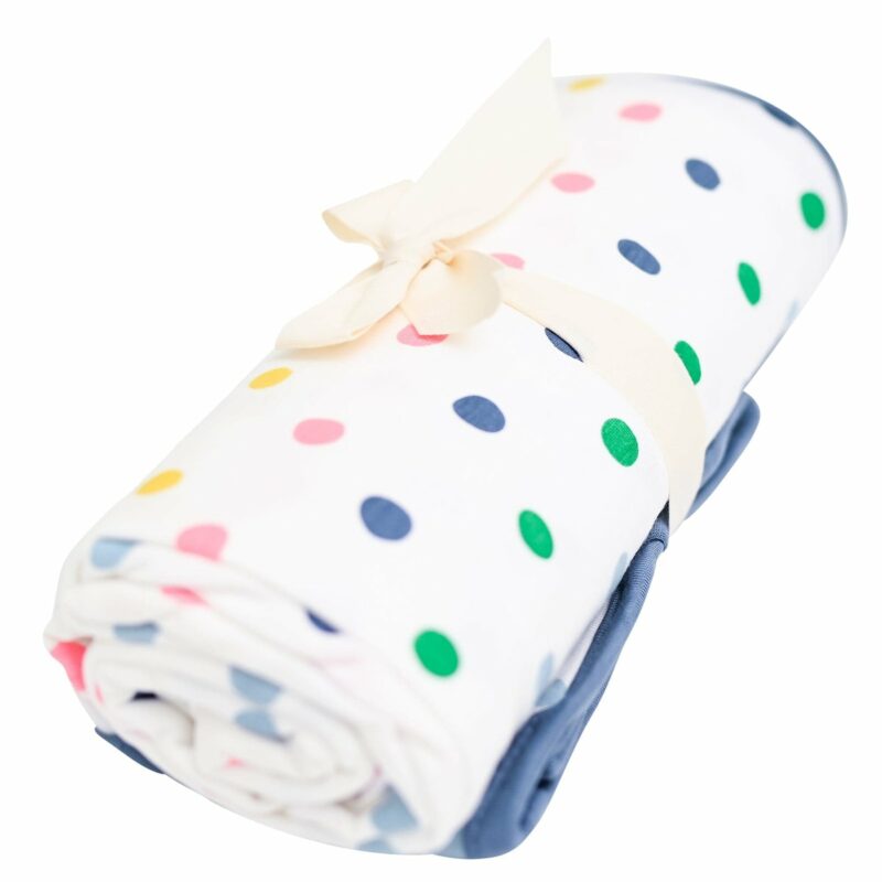 Kyte BABY Swaddle Blanket in Spring Polka Dots Blossom