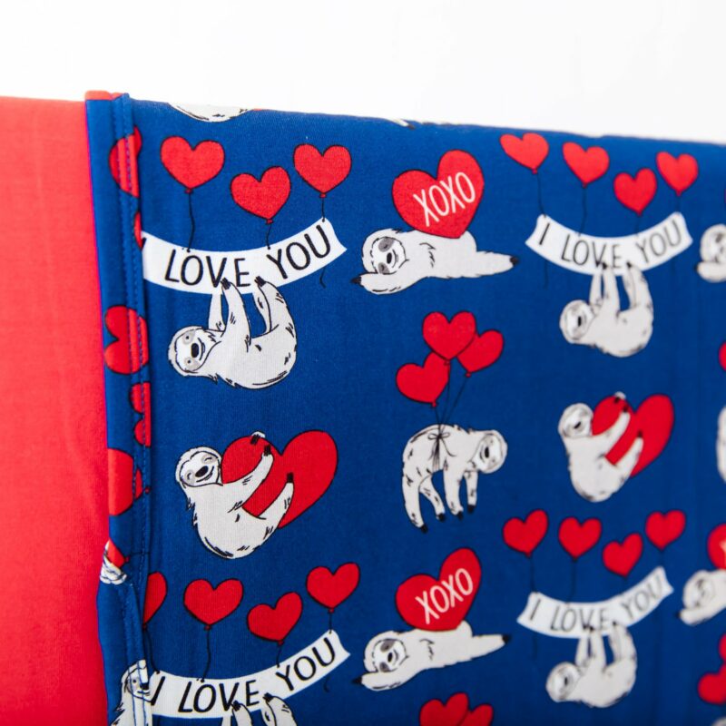 Slow Much More Love Reversible Blanket from Dreamiere