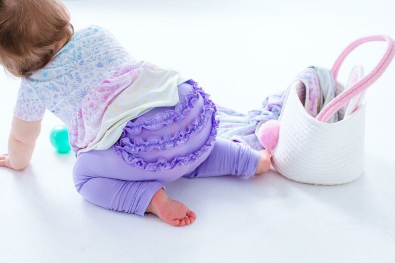 Claire Bamboo Viscose Birdie Baby Set with Ruffles from Birdie Bean