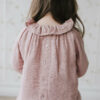 Organic Cotton Muslin Long Sleeve Top in Ash Pink from Jamie Kay