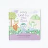 Blueberry Sloth Snuggler and Hardcover Book Bundle made by Slumberkins