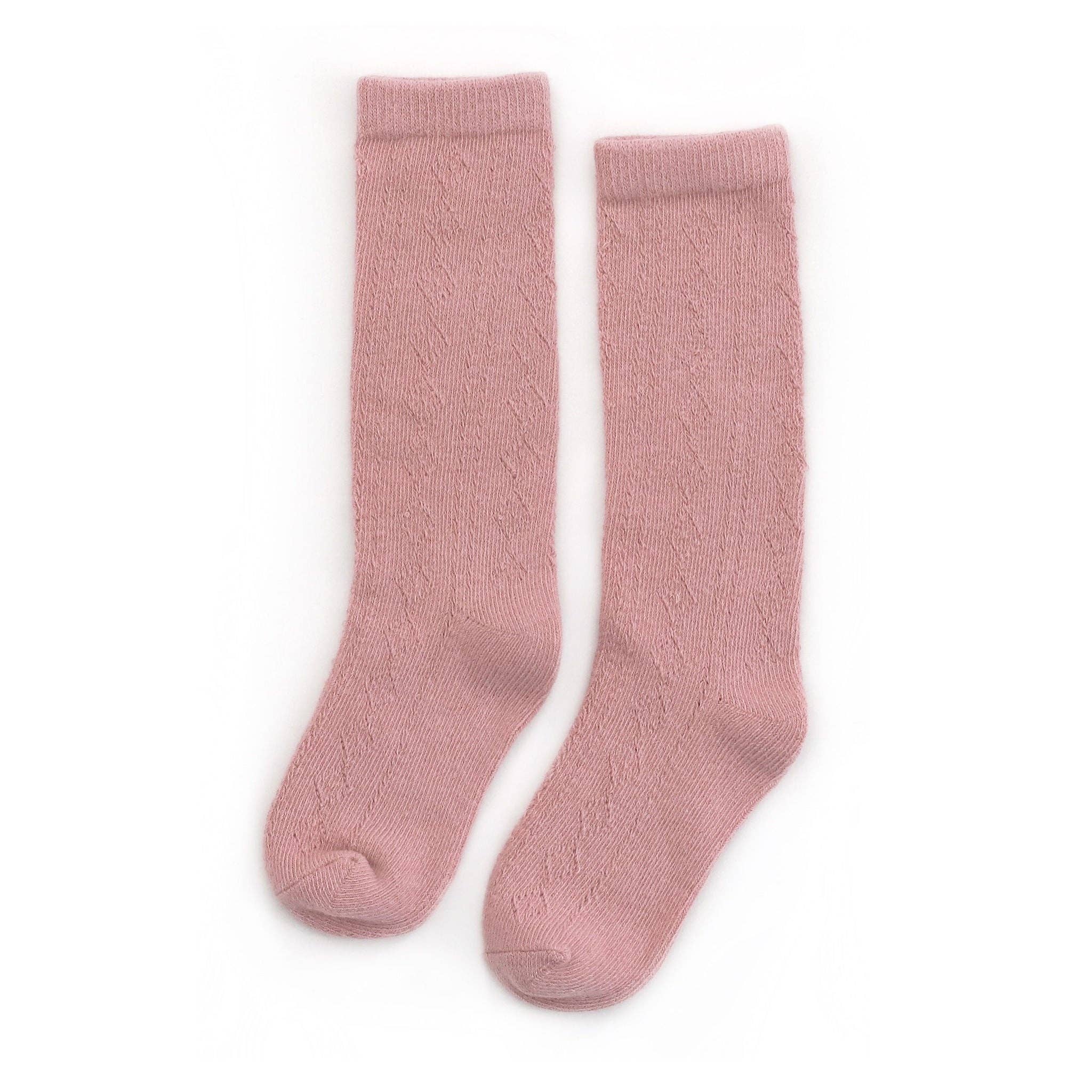 Little Stocking Co Blush Fancy Knee High Socks