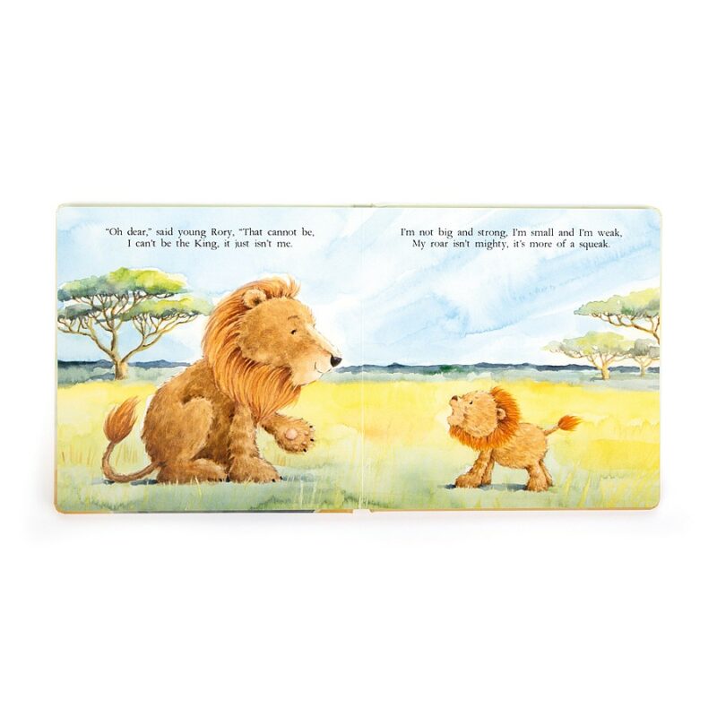 The Very Brave Lion Book made by Jellycat