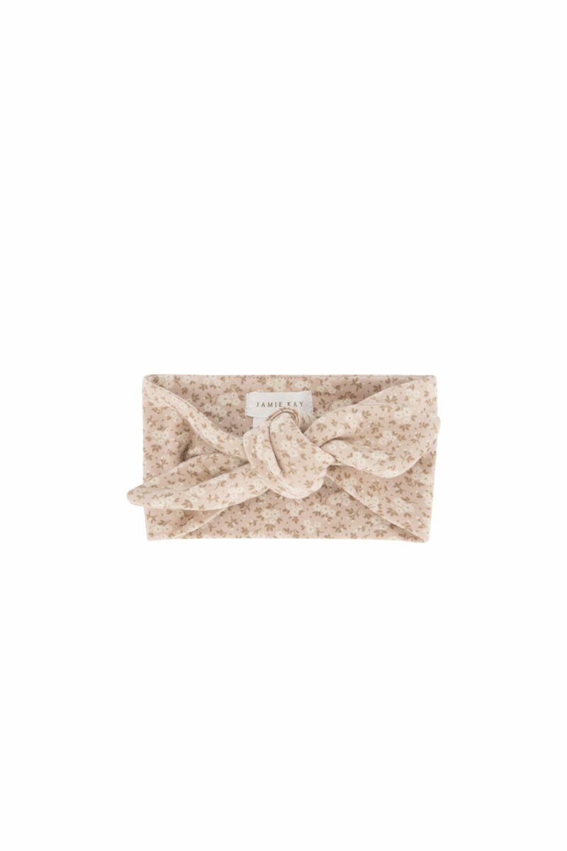 Jamie Kay Organic Cotton Headband in Rosalie Fields