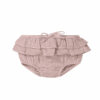 Jamie Kay Organic Cotton Muslin Frill Bloomer in Mauve Shadow
