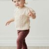 Jamie Kay Organic Cotton Ana Legging in Lea Floral Deep Brown