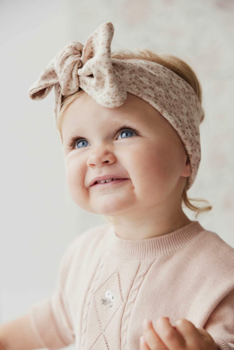 Organic Cotton Headband in Rosalie Fields from Jamie Kay