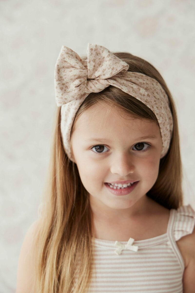 Organic Cotton Headband in Rosalie Fields