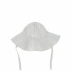 Organic Cotton Gingham Hat in Sky available at Blossom