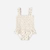 Smocked One-Piece Swimsuit in Daisy from Quincy Mae